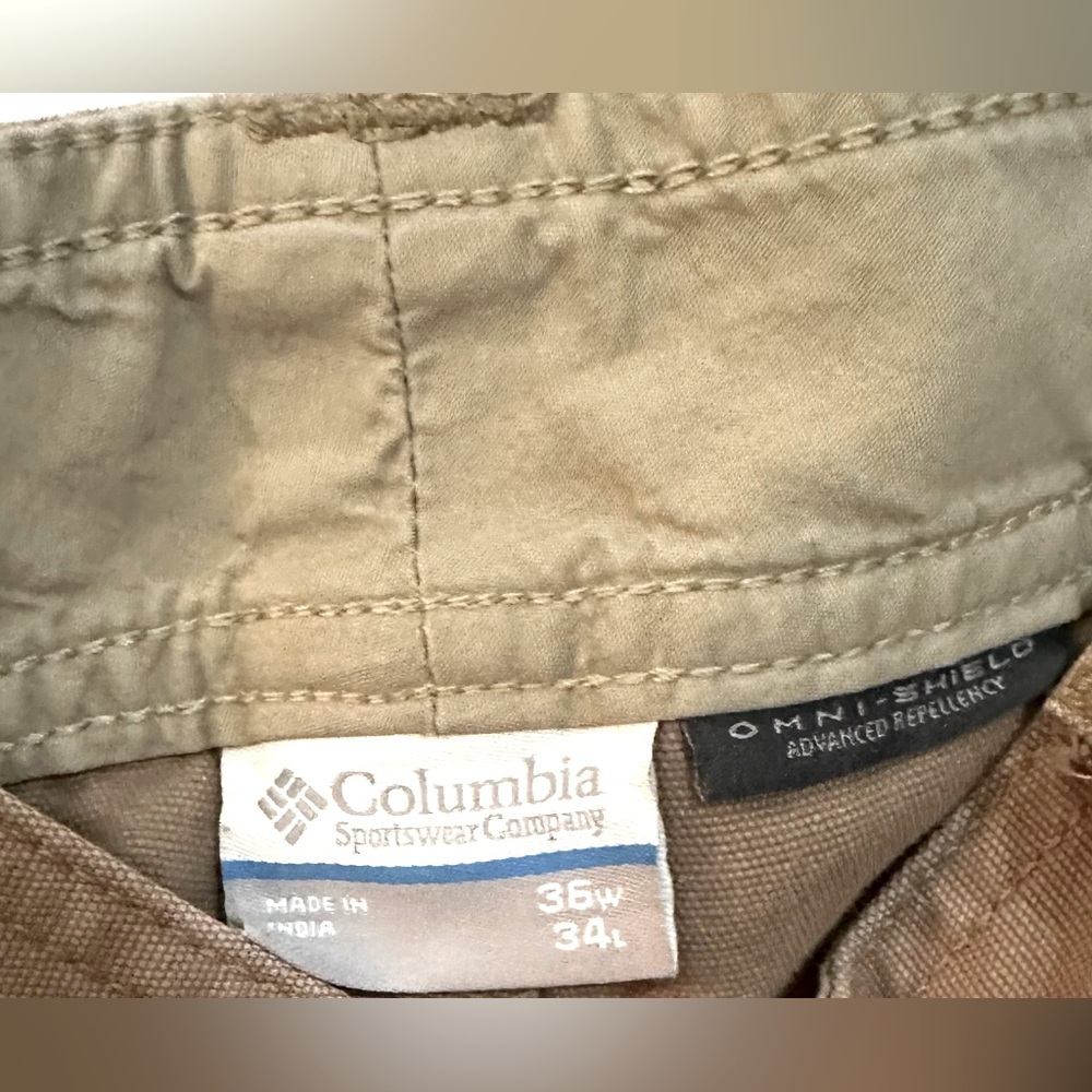 Big & Tall Columbia Men's Khaki Pants, 36x34